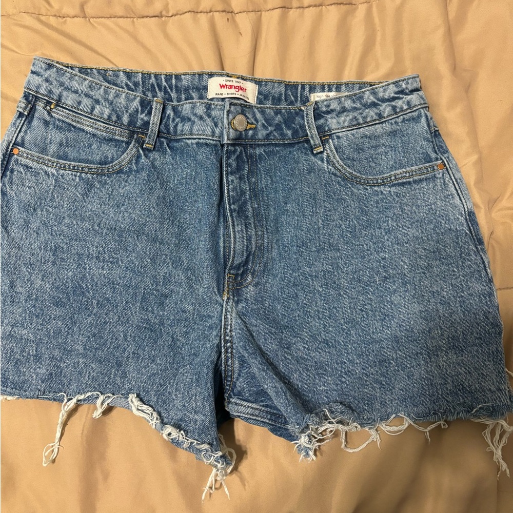 Wrangler Women's Blue Denim Shorts